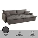 Ver imagem 7 de Sofá Cama Flora 02 Módulos de 120cm Br 15cm Meu Sofá Online