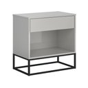 Ver imagem 2 de Mesa de Cabeceira Malta 45cm Base em Ferro