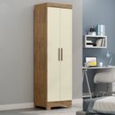 Ver imagem 1 de Guarda-roupa Compacto 2 Portas Mdp com Pés Paris