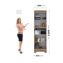 Ver imagem 4 de Guarda-roupa Compacto 2 Portas Mdp com Pés Paris