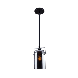 Lustre Rústico Moderno Direcionável Haz 1 Lâmpada E27 Bivolt:fumê/110v/220v