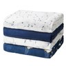 Momcozy Swaddle Musselina 47"x47" Azul Estrelado Macio e Respirável - 1