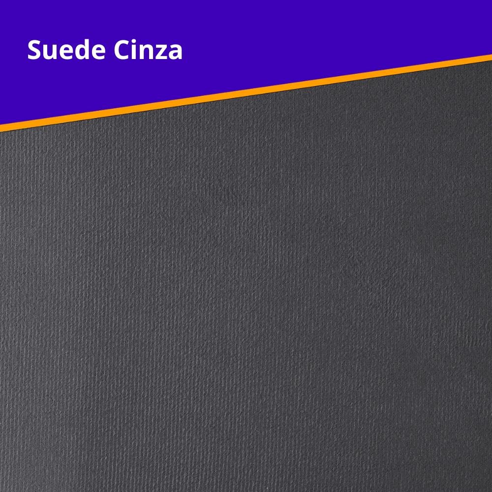 Bicama Box Baú Solteiro Suede Cinza 88x188 com Colchão Pantanal Espuma D28 Anjos - 2