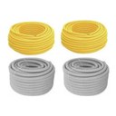 Ver imagem 3 de Conduíte Com 50 Metros Corrugado Eletro Duto 3/4 Rolo