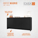 Ver imagem 5 de Buffet Madrid Design Moderno com Soft-close e Gaveta Interna - 4 Cores:preto