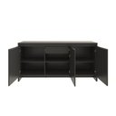 Ver imagem 4 de Buffet Madrid Design Moderno com Soft-close e Gaveta Interna - 4 Cores:preto