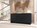 Ver imagem 1 de Buffet Madrid Design Moderno com Soft-close e Gaveta Interna - 4 Cores:preto