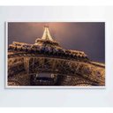 Ver mais imagens de Quadro Torre Eiffel Iluminada 90x60 Cm Adesivo Fotográfico