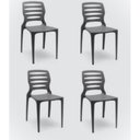 Ver imagem 1 de Cadeira Ville 52 Basalto - Kit com 4 Unidades