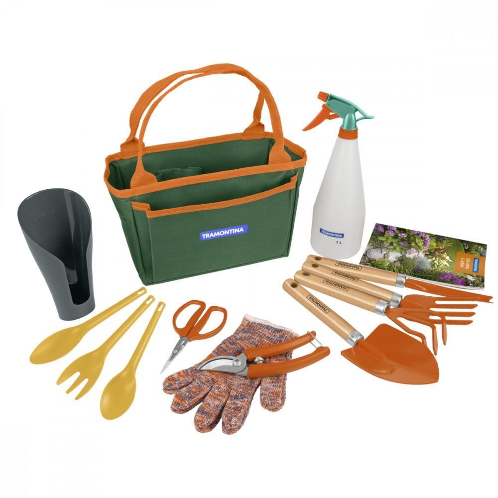 Kit presente para Jardinagem Tramontina com Bolsa de Lona 13 Peças - 7