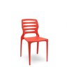 Cadeira Ville 63 Vermelho - Kit com 4 Unidades - 3