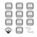 Ver imagem 1 de 10 Tanque Inox 40x34x20 Aço 304 Fosco Cozinha As Atacado Kit