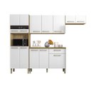 Ver imagem 5 de Armário de Cozinha Compacta Versalhes Freijó Supremo 12 Portas, 1 Gaveta e Balcão com Tampo - Kits P