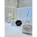 Ver imagem 3 de Kit 100 Pçs Difusor Mini Vidro 30ml e Vela Mini Lata 20gr Luz & Aroma Premium: Lavanda