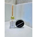 Ver imagem 4 de Kit 100 Pçs Difusor Mini Vidro 30ml e Vela Mini Lata 20gr Luz & Aroma Premium: Lavanda