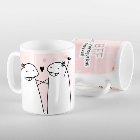 Caneca Flork Aniversário Bff Best Fofoqueiras