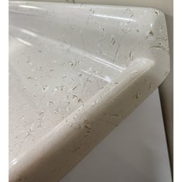 Pia Para Cozinha em Mármore Sintético com Cuba em Aço Inox 180cmx55cm  - 8
