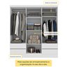 Guarda Roupa Casal 6 Portas 4 Gavetas 180cm Oregon   - 6