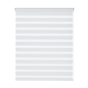 Persiana Rolo Zebra Standard 1,20 X 1,60 Branco Double Vision
