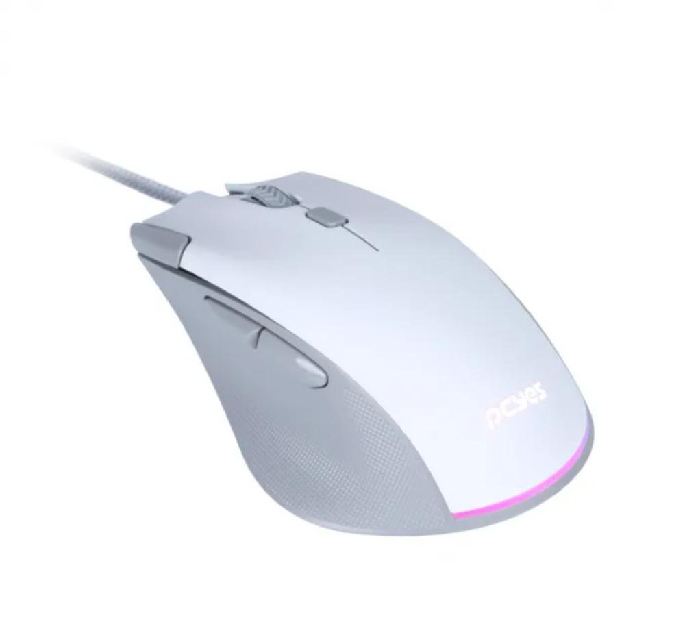 Mouse Gamer ZYRON 12800 DPI RGB White - PMGZRGBW - 4