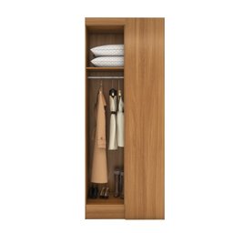 Módulo para Guarda-Roupa Smart Canto 1 Porta Espresso Móveis Bege/Cinamomo/Chumbo - 2 Módulo para Guarda-Roupa Smart Canto 1 Porta Espresso Móveis Bege/Cinamomo/Chumbo - 2