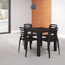 Ver imagem 1 de Mesa Niala Quadrada Adulta Tampo Plástico