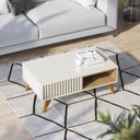 Ver mais imagens de Mesa De Centro Para Sala Jeri Off White Freijo CLB