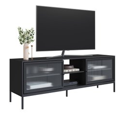 Rack para TV até 65 Polegadas com 2 Portas e 3 Prateleiras Euforia Yescasa - 5