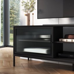 Rack para TV até 65 Polegadas com 2 Portas e 3 Prateleiras Euforia Yescasa - 7