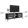 Rack para TV até 65 Polegadas com 2 Portas e 3 Prateleiras Euforia Yescasa - 10