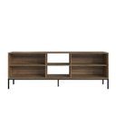 Ver imagem 4 de Rack para TV até 65 Polegadas 180cm 2 Portas e 3 Prateleiras Euforia Yescasa Preto