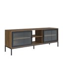 Ver imagem 2 de Rack para TV até 65 Polegadas 180cm 2 Portas e 3 Prateleiras Euforia Yescasa Preto