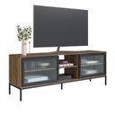 Ver imagem 5 de Rack para TV até 65 Polegadas 180cm 2 Portas e 3 Prateleiras Euforia Yescasa Preto