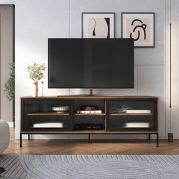Rack para TV até 65 Polegadas com 2 Portas e 3 Prateleiras Euforia Yescasa - 7