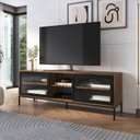 Ver imagem 1 de Rack para TV até 65 Polegadas 180cm 2 Portas e 3 Prateleiras Euforia Yescasa Preto