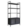 Estante Biblioteca com 2 Portas e 3 Prateleiras Euforia  Yescasa - 2