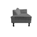 Ver imagem 5 de Recamier Decorativo Divã Amsterdã 147cm Lado Esquerdo Couro Cinza