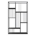 Ver imagem 2 de Estante para Livros 5 Prateleiras 202cmx122cm Málaga Yescasa