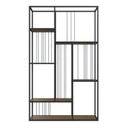 Ver imagem 2 de Estante de Livros Industrial Aço 122CMX202CM 5 Prateleiras Málaga Yescasa Marrom
