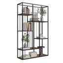 Ver imagem 5 de Estante para Livros 5 Prateleiras 202cmx122cm Málaga Yescasa