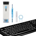 Ver imagem 3 de Escova Limpeza 7 em 1 Teclado Fone Ouvido Celular Macia:rosa