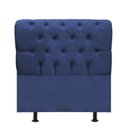 Ver imagem 1 de Cabeceira Estofada Cama Box Solteiro 100cm París Suede Azul- Mabe Magazine