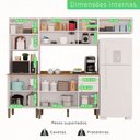 Ver imagem 5 de Cozinha Compacta 4 Peças 9 Portas 2 Gavetas Bella