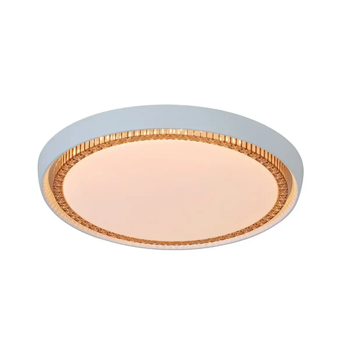 Plafon Luminance Branco e Dourado Usina Design