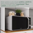 Ver mais imagens de Cozinha Compacta Modulada 4 Peças 9 Portas 2 Gavetas Bella Branco
