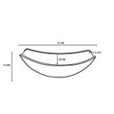 Ver imagem 3 de Cuba de Vidro para Lavatório Oval Chanfrada 51cm