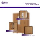 Ver imagem 3 de Guarda Roupa Casal 6 Portas 3 Gavetas Mentor Cinamomo - Henn - Briz