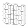 Armário Locker Guarda Volumes 24 Portas com Chave - 2