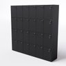 Armário Locker Guarda Volumes 24 Portas com Chave - 1