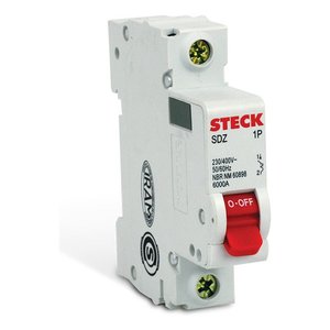 Disjuntor Din Sdd1c125 Curva C Unipolar 125a Steck